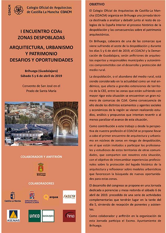 Arquitectos de cuatro regiones se citan en Brihuega para hablar de despoblación