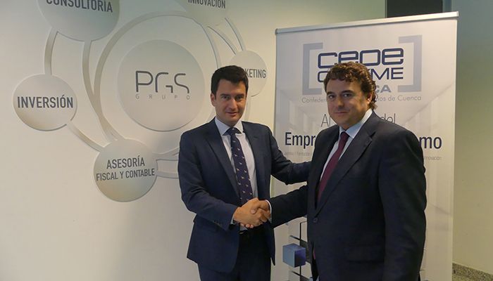 CEOE-Cepyme Cuenca firma el contrato para promover empresas e industria en la provincia