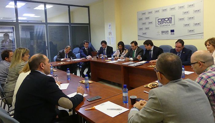 CEOE-Cepyme Cuenca traslada a Paco Núñez sus propuestas para la provincia