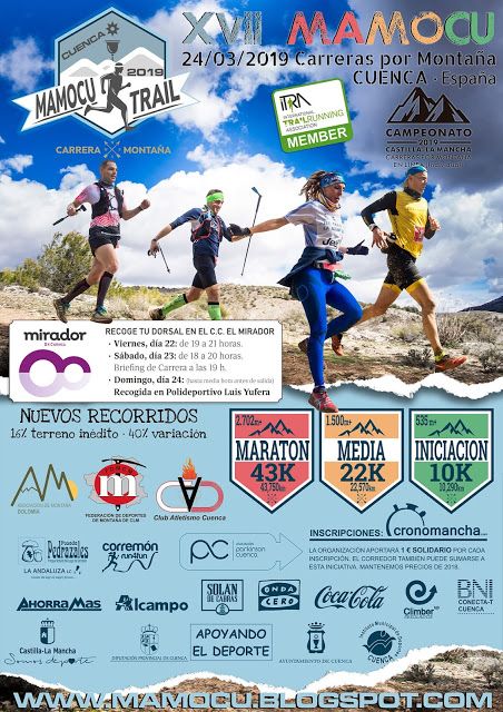 Cerca de un millar de corredores se darán cita en la XVII edición de la MAMOCU este domingo