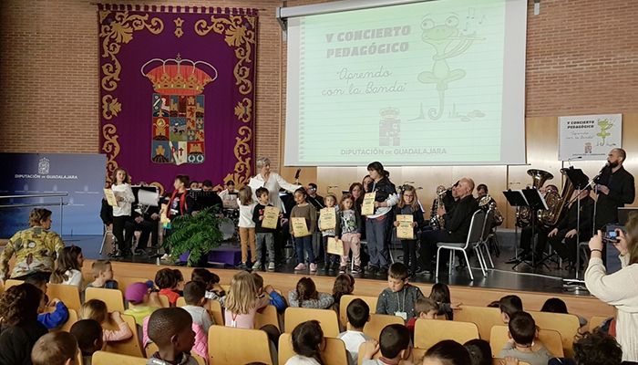 Cerca de un millar de escolares han participado en los V Conciertos Pedagógicos de Diputación de Guadalajara