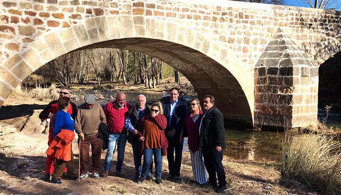 Diputación de Cuenca rehabilita el Puente de Cristinas y dota a Pajaroncillo con un atractivo más para el visitante
