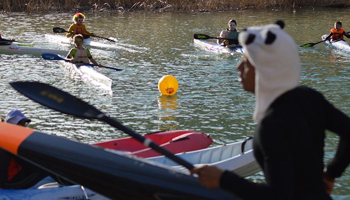 Divertida tarde de Carnaval en río Júcar