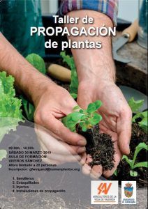 El 30 de marzo, en el  Aula de Formación de Viveros Sánchez, taller de  propagación de plantas organizado por el Ayuntamiento de Guadalajara