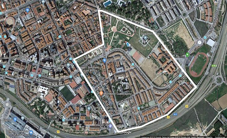 El Ayuntamiento de Guadalajara llevará a cabo, desde este lunes, una actuación integral de limpieza en zona Adoratrices-Ferial y adyacentes