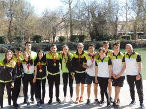 El Club Piragüismo Cuenca con Carácter firma un magnifico tercer puesto por equipos en el Campeonato Regional de Invierno de Madrid
