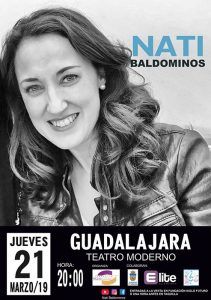 El jueves, 21 de marzo, en el Teatro Moderno, Nati Baldominos, una voz excepcional que invita a soñar