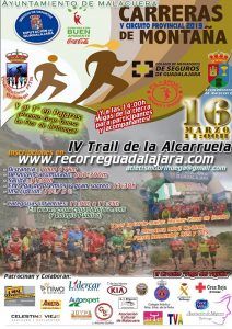 El sábado 16 se celebra en Malacuera el IV Trail de la Alcarruela,  primera prueba del Circuito de Carreras de Montaña 2019 de la Diputación de Guadalajara