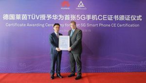 Huawei Mate X recibe el primer certificado 5G CE del mundo otorgado por TÜV Rheinland