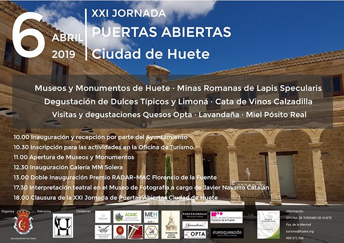 Huete celebra el 6 de abril la XXI Jornada de Puertas Abiertas de Monumentos y Museos
