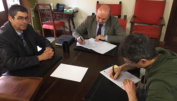 La Asociación Profesional de Empresarios seguntinos y Ayuntamiento firman un convenio de colaboración