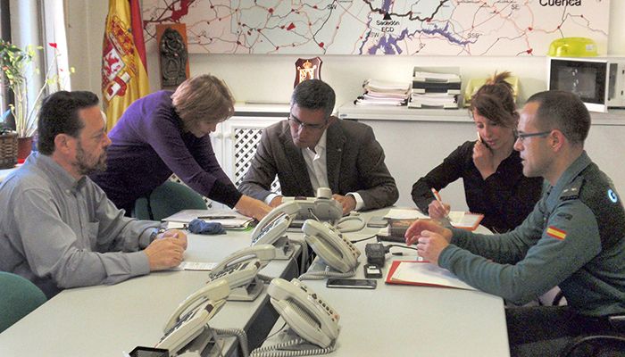 La central nuclear de Trillo vive un simulacro de activación de control de accesos por carretera