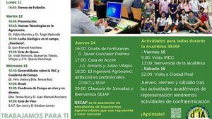 La Escuela de Agrónomos del Campus de Ciudad Real acogerá el encuentro nacional de estudiantes de Ingenierías Agroforestales 2 La Escuela de Agrónomos del Campus de Ciudad Real acogerá el encuentro nacional de estudiantes de Ingenierías Agroforestales