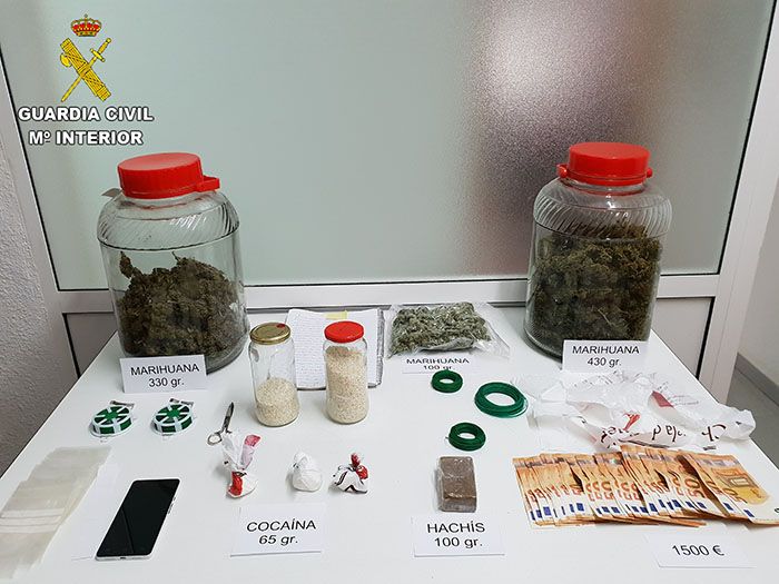 La Guardia Civil desmantela un punto de venta de droga en una vivienda de Tarancón y detiene a seis personas 3 La Guardia Civil desmantela un punto de venta de droga en una vivienda de Tarancón y detiene a seis personas