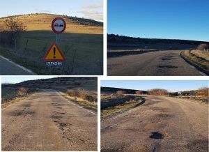 Robisco reclama el arreglo inmediato de la CM-1006, una vía en estado ‘tercermundista’ que es imprescindible en las comunicaciones de la Sierra Norte de Guadalajara