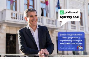 Un millar de vecinos ya ha contactado por whatsapp con Antonio Román