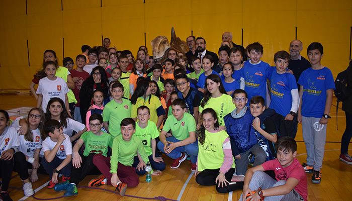 Un total de 200 escolares de Cuenca participan en el proyecto ‘Datchball, la batalla de los dinosaurios’
