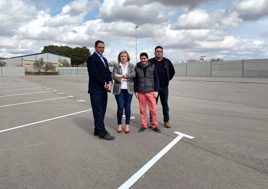 El respaldo de la Diputación permite al municipio de Honrubia contar con un parking municipal de camiones