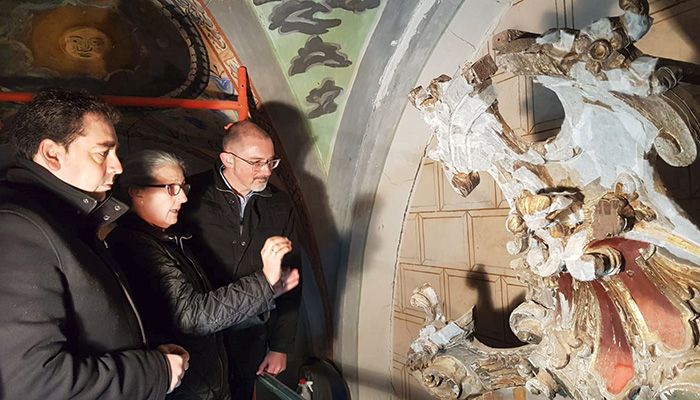 Diputación de Cuenca emprende la restauración del Retablo Mayor de La Parra de las Vegas