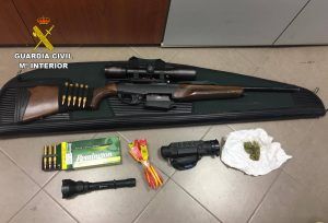 Dos detenidos y cinco investigados por furtivismo en una operación del Seprona en Guadalajara