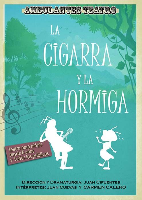 El domingo, 28 de abril, La cigarra y la hormiga en el Moderno 3 El domingo, 28 de abril, La cigarra y la hormiga en el Moderno