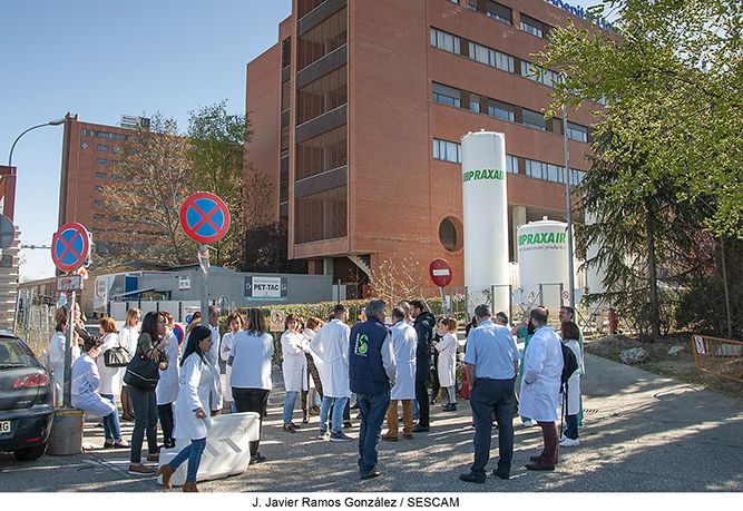 El Hospital de Guadalajara vive un simulacro de emergencia