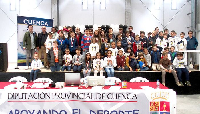 El Provencio albergó el Campeonato Provincial de Ajedrez en Edad Escolar con una participación de unos 70 jóvenes