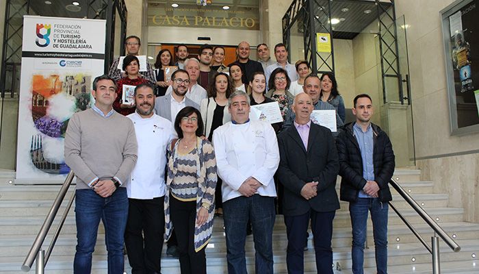 Entregados los premios del concurso de la Ruta de la Tapa de Primavera 2019 de la Federación de Turismo y Hostelería de Guadalajara