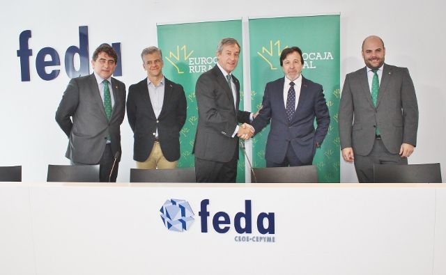 Eurocaja Rural renueva con FEDA su convenio financiero respaldando la actividad de los empresarios albaceteños