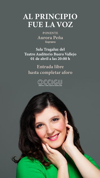 Hoy lunes, 1 de abril, conferencia sobre la voz en la Sala Tragaluz