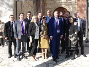 La Corporación Provincial cumple con la tradición y asiste a la función religiosa en el Santuario de las Angustias