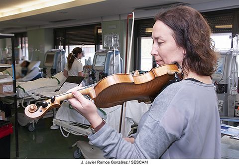 La Fundación Músicos por la Salud inicia su colaboración con el Área Integrada de Guadalajara con conciertos en unidades hospitalarias y en el IEN 3 La Fundación Músicos por la Salud inicia su colaboración con el Área Integrada de Guadalajara con conciertos en unidades hospitalarias y en el IEN
