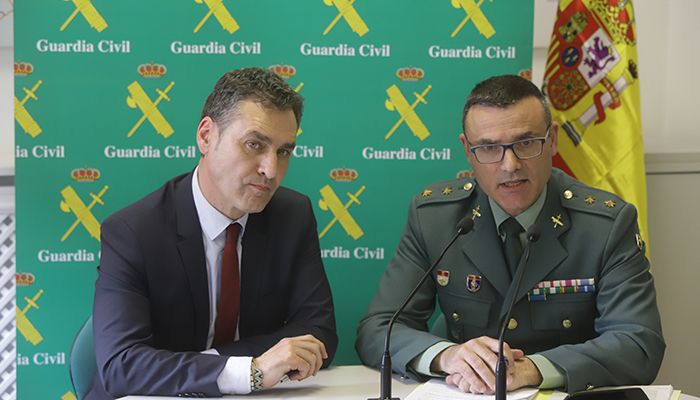 La Guardia Civil desmantela una organización criminal responsable de más de 100 robos en establecimientos hosteleros, viviendas y vehículos en la provincia de Guadalajara