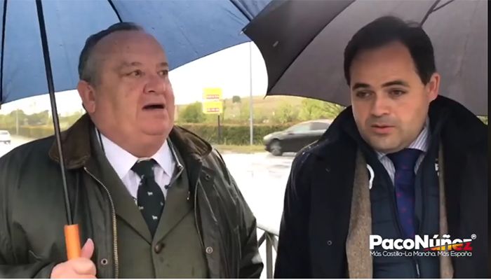 Paco Núñez muestra su compromiso de llevar a cabo el desdoblamiento de la carretera M-117 hasta El Casar