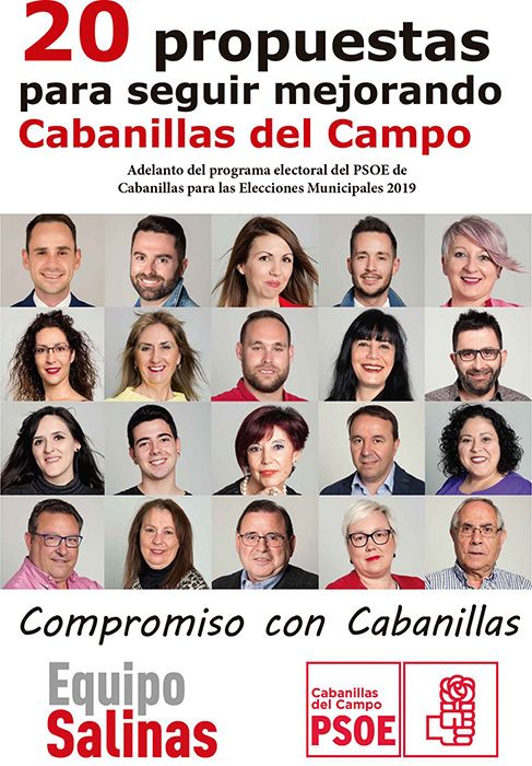 Salinas firma ante notario el programa base del PSOE de Cabanillas para el 26M 3 Salinas firma ante notario el programa base del PSOE de Cabanillas para el 26M