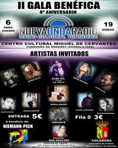 Yunquera de Henares cantará este sábado por Nieman-Pick