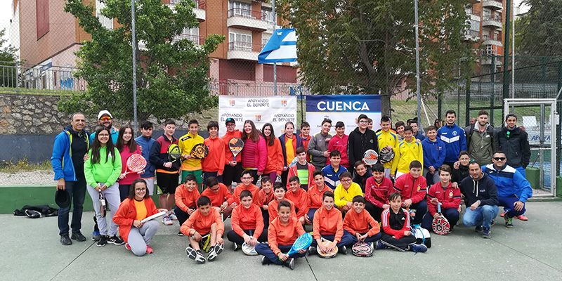 El Campeonato Provincial de Pádel en Edad Escolar de este año ha reunido a 54 parejas de siete localidades de Cuenca