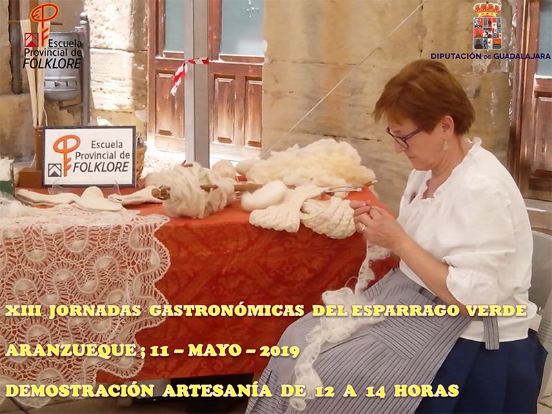 Demostraciones de artesanía de la Escuela de Folklore de la Diputación en Aranzueque el próximo sábado 11 3 Demostraciones de artesanía de la Escuela de Folklore de la Diputación en Aranzueque el próximo sábado 11