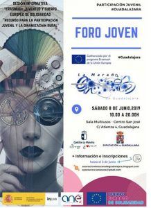 El próximo 8 de junio se celebrará el Foro Joven para avanzar en la igualdad de oportunidades de la juventud de Guadalajara