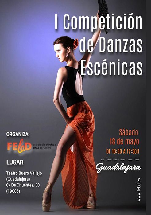 El sábado, 18 de mayo, por la mañana, danzas escénicas en el Buero Vallejo