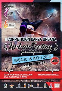 El sábado, 18 de mayo, por la tarde, Urban Feeling en el Buero Vallejo