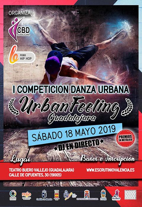 El sábado, 18 de mayo, por la tarde, Urban Feeling en el Buero Vallejo