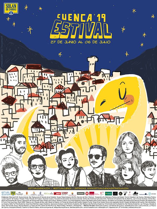 Estival Cuenca presenta su cartel y su propuesta gráfica para la edición de 2019