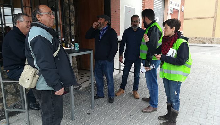 La candidatura de Aike visita las pedanías
