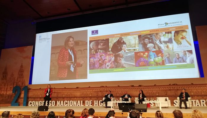 Las acciones de humanización desarrolladas por el Servicio de Salud de Castilla-La Mancha despiertan gran interés en el Congreso Nacional de Hospitales