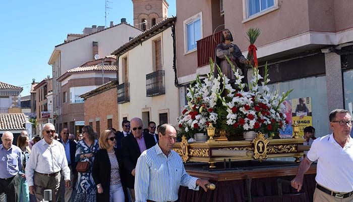Los agricultores de Cabanillas festejan a su patrón