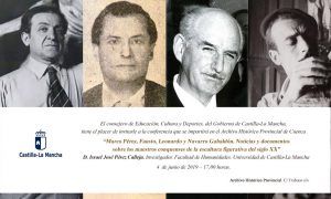 Marco Pérez, Fausto, Leonardo y Navarro Gabaldón..., los maestros conquenses de la escultura figurativa llegan a las conferencias del Archivo Histórico