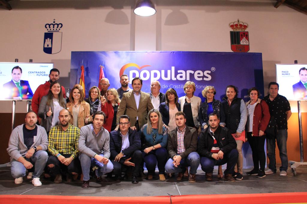 Núñez destaca que el PP representa el gran proyecto para nuestra tierra en el que hay sitio para todos los castellano-manchegos