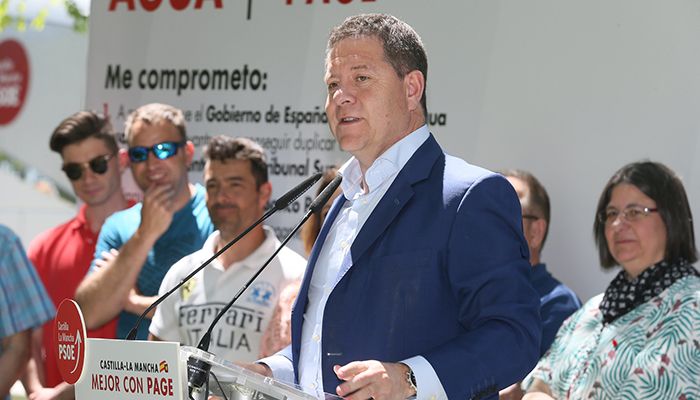 Page exigirá un “compromiso formal” a todos los partidos para lograr un pacto real por el agua