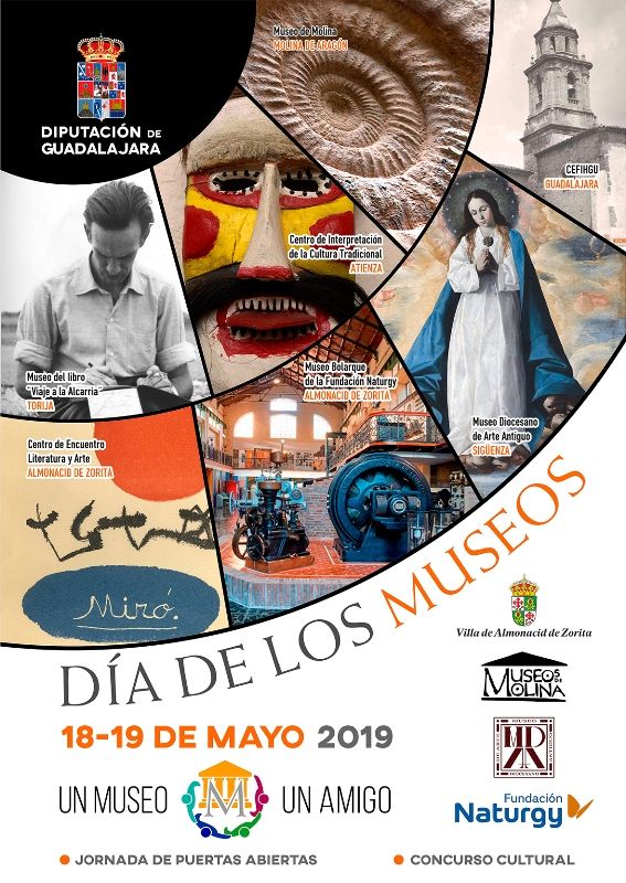 Resuelto el concurso cultural convocado por la Diputación de Guadalajara con motivo del Día de los Museos